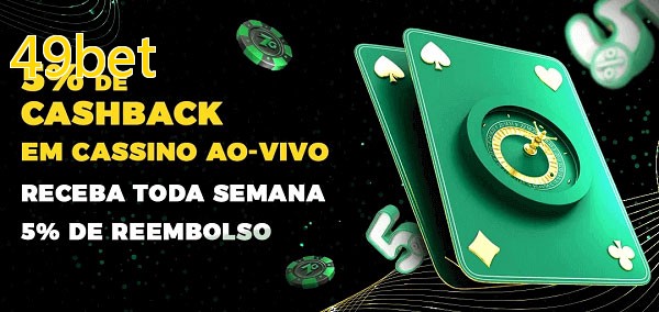 Promoções do cassino ao Vivo 49bet